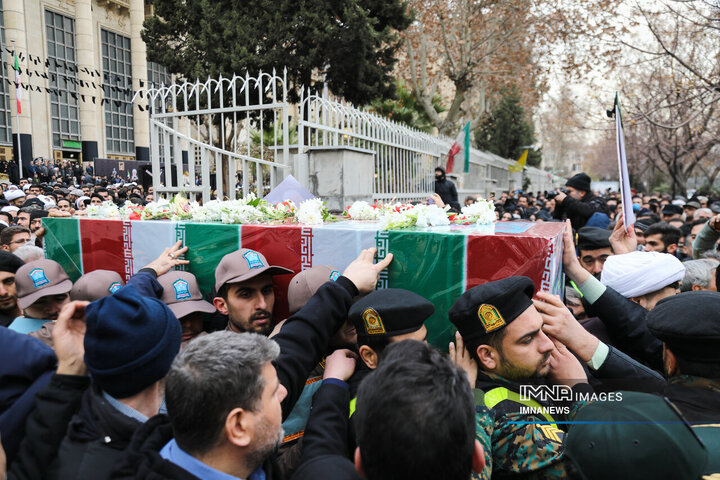 مراسم تشییع شهدای عدالت