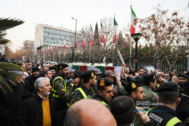 مراسم تشییع شهدای عدالت