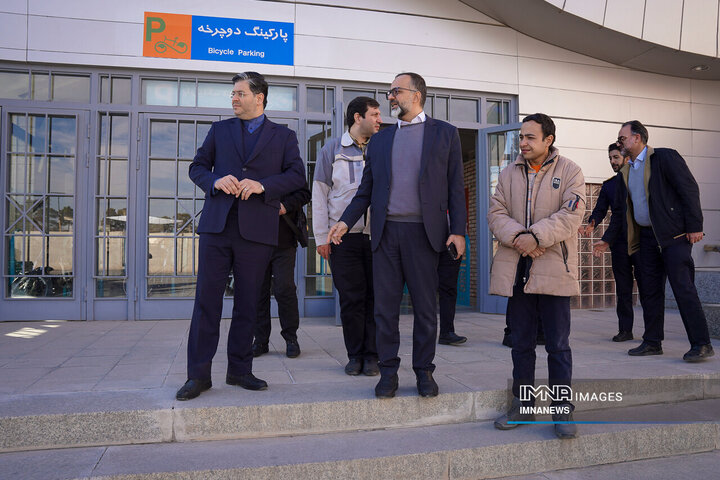 آیین بهره‌برداری از ورودی جنوب شرقی ایستگاه مترو آزادی