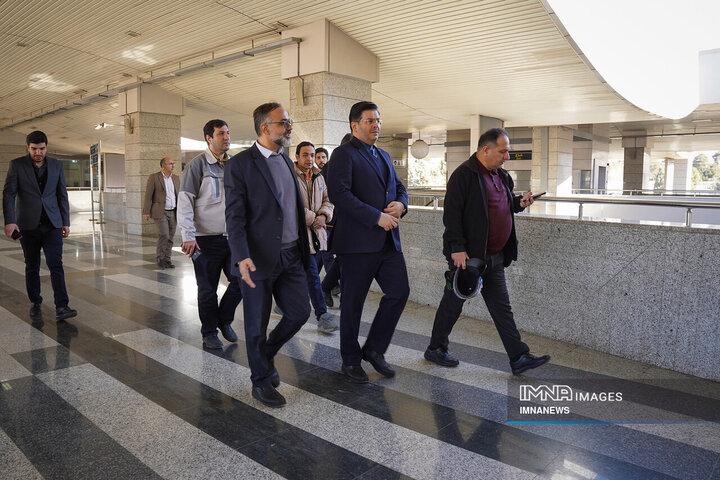 آیین بهره‌برداری از ورودی جنوب شرقی ایستگاه مترو آزادی