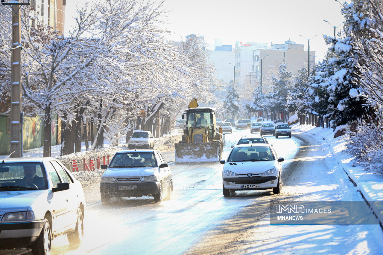 بارش باران و برف در استان های کشور بهمن ۱۴۰۳ + فیلم