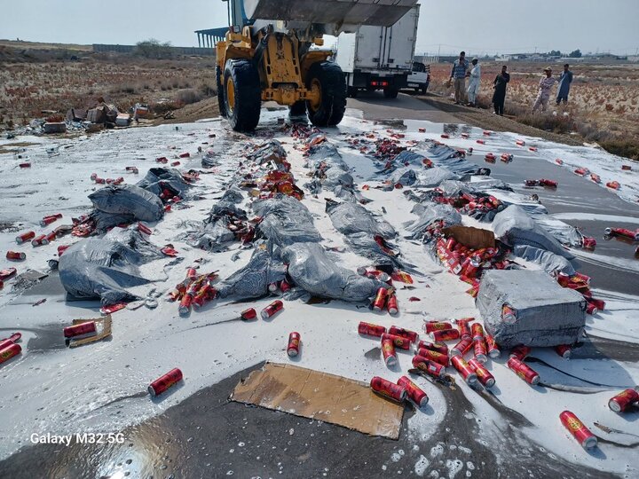 کشف و معدوم‌سازی مشروبات الکلی قاچاق در کنارک