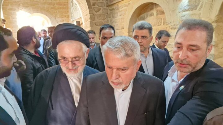 وزیر میراث فرهنگی از میراث جهانی سازه‌های آبی شوشتر بازدید کرد