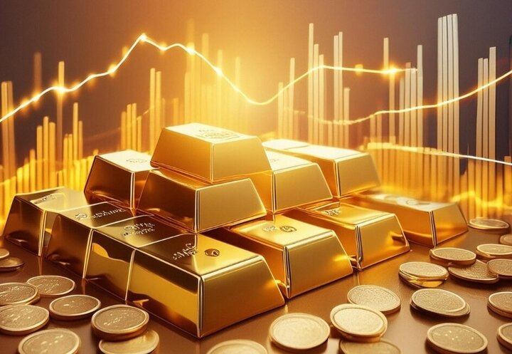 نمودار قیمت طلا در هفته گذشته + جدول نمودار قیمت طلا در هفته گذشته + جدول