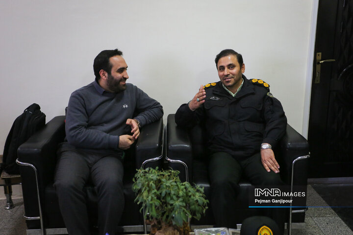 بازدید رئیس مرکز اطلاع‌رسانی فرمانده انتظامی استان اصفهان از خبرگزاری ایمنا