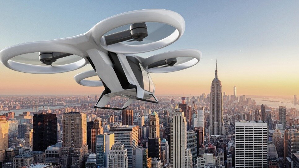 پهپادها در خدمت آینده حملونقل هوایی شهری