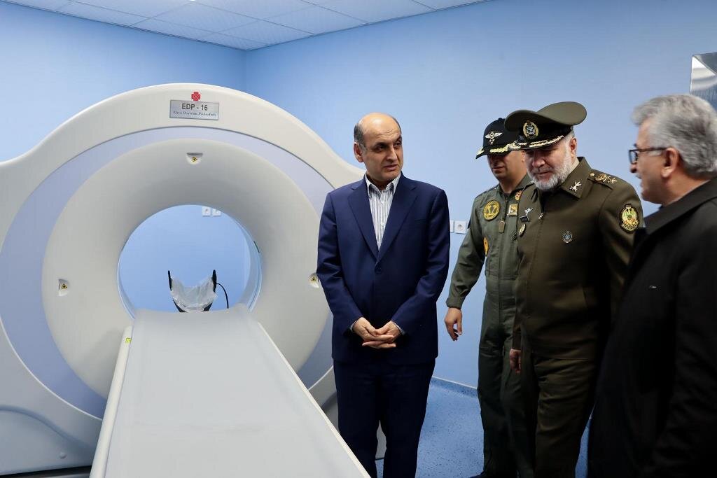 افتتاح سیتیاسکن و پد هلیکوپتر بیمارستان امام حسن مجتبی (ع) فومن