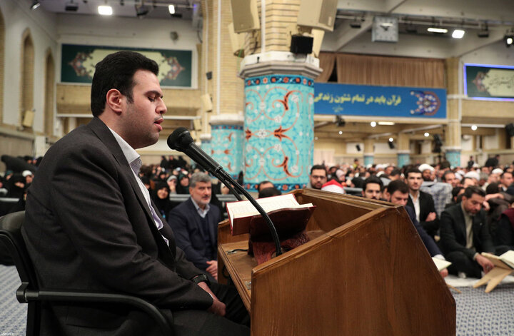 دیدار شرکت‌کنندگان در مسابقات بین‌المللی قرآن با رهبر انقلاب