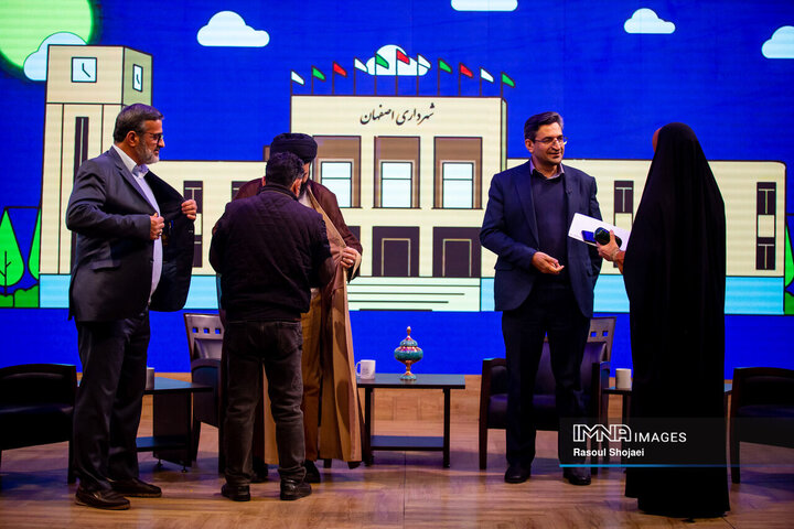 پشت صحنه برنامه تلویزیونی «اصفهان من»