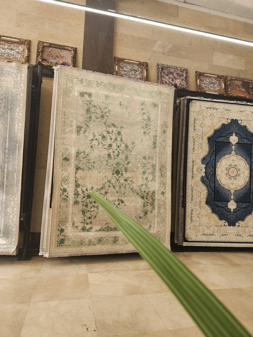 فرش وینتیج سبز