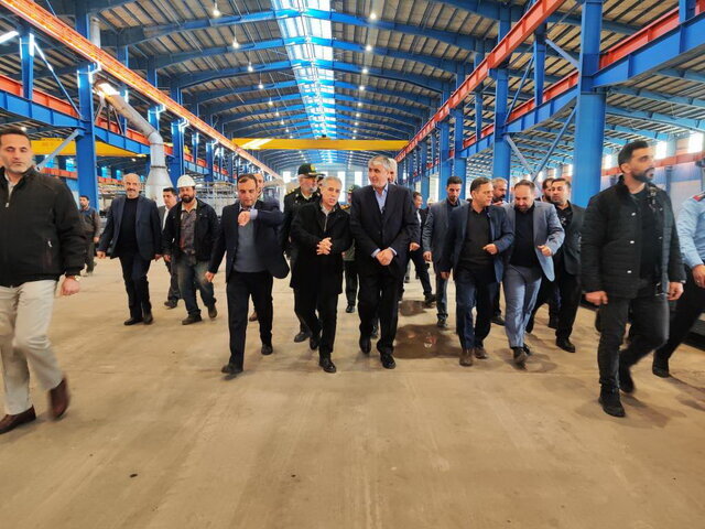 افتتاح پروژههای صنعتی در ابهر با حضور رئیس سازمان انرژی اتمی