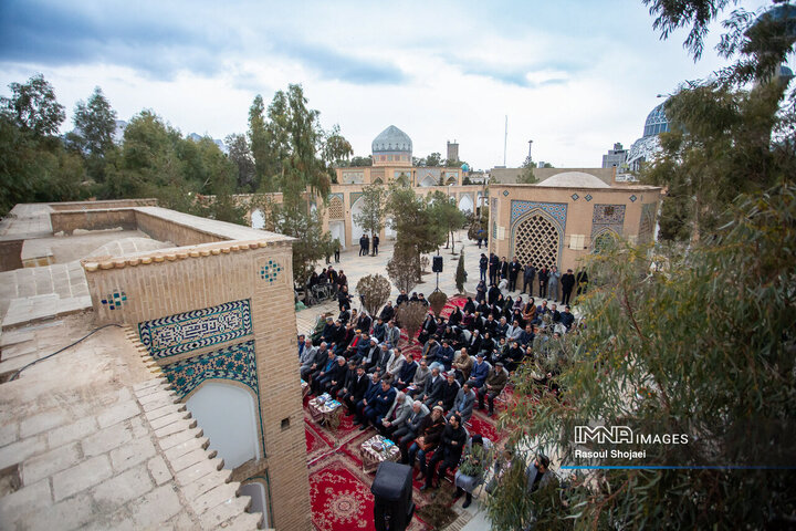 آیین بهره‌برداری از پروژه‌های احیا و مرمت شده تخت فولاد