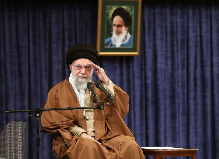 دیدار جمعی از فرماندهان نیروی هوایی و پدافند هوایی ارتش با رهبر انقلاب