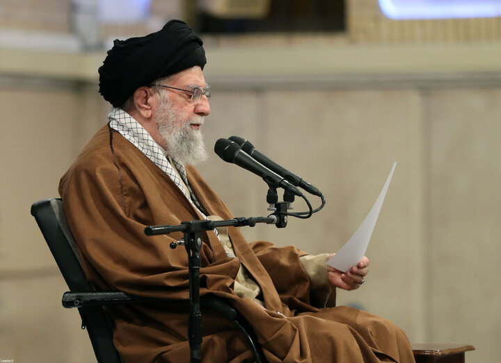 دیدار جمعی از فرماندهان نیروی هوایی و پدافند هوایی ارتش با رهبر انقلاب