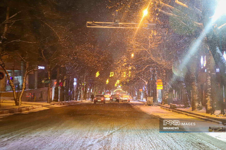بارش برف در کردستان