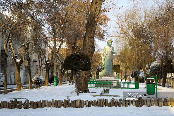 بارش برف در کردستان