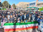 ‌حماسه حضور مردم سمیرم در راهپیمایی یوم‌الله ۲۲ بهمن