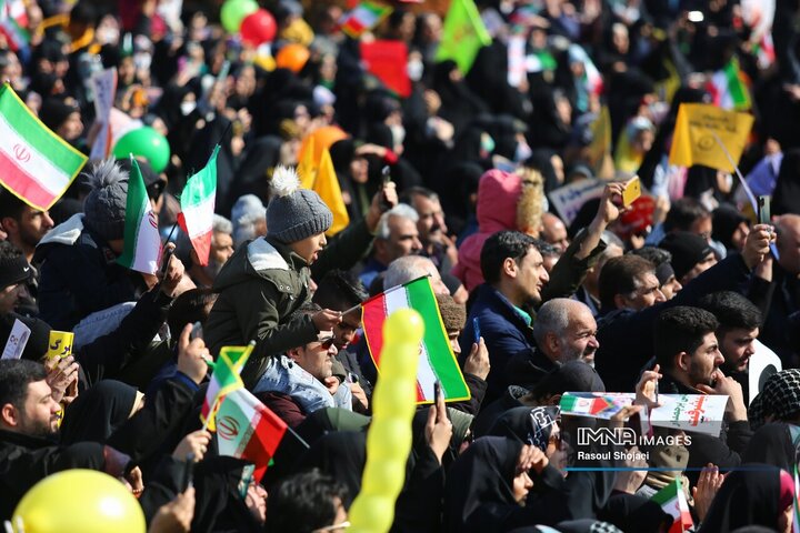 فیلم| فخر مردم ولایی اردبیل به شکوه انقلاب اسلامی