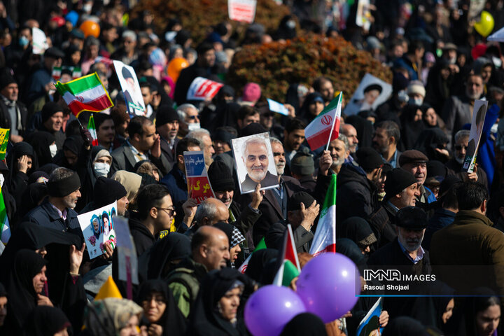 راهپیمایی یوم‌الله ۲۲ بهمن در اصفهان