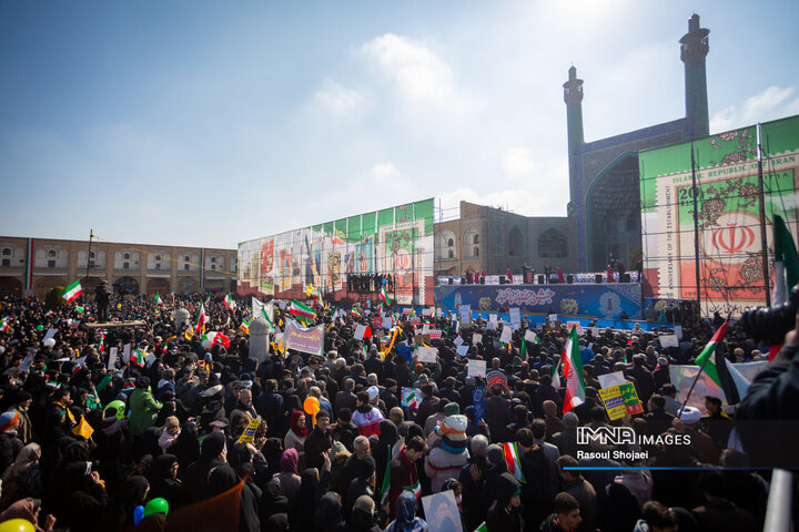 راهپیمایی یوم‌الله ۲۲ بهمن در اصفهان