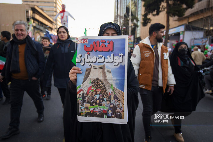 راهپیمایی 22 بهمن در تهران