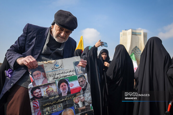 راهپیمایی 22 بهمن در تهران