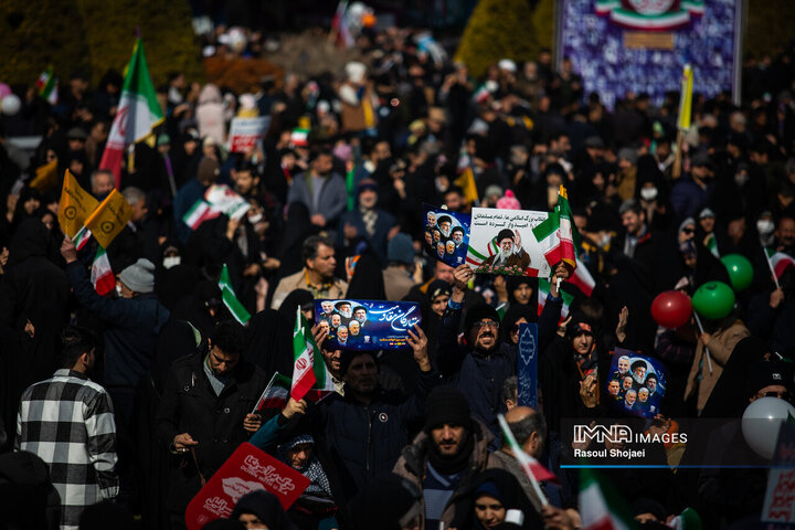 راهپیمایی یوم‌الله ۲۲ بهمن در اصفهان