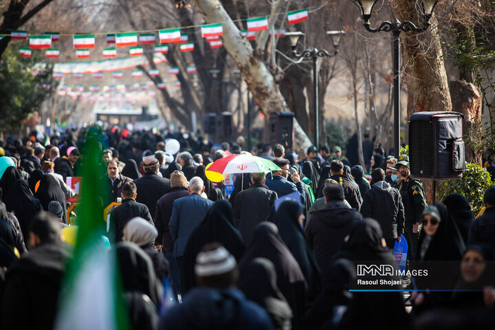 راهپیمایی یوم‌الله ۲۲ بهمن در اصفهان