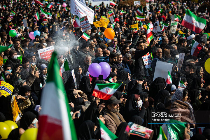 راهپیمایی یوم‌الله ۲۲ بهمن در اصفهان