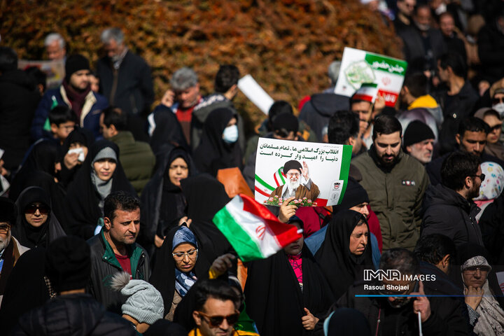 راهپیمایی یوم‌الله ۲۲ بهمن در اصفهان