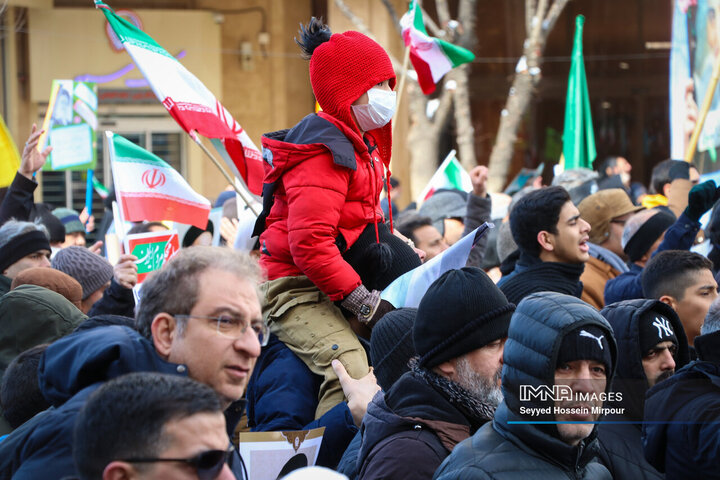 راهپیمایی 22 بهمن در مشهد