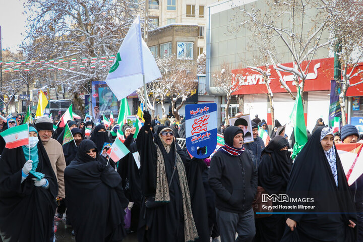 راهپیمایی 22 بهمن در مشهد