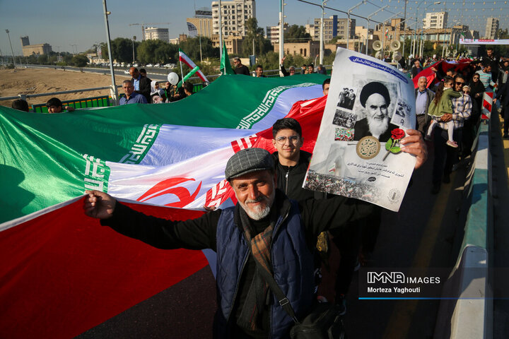 راهپیمایی ۲۲ بهمن در اهواز