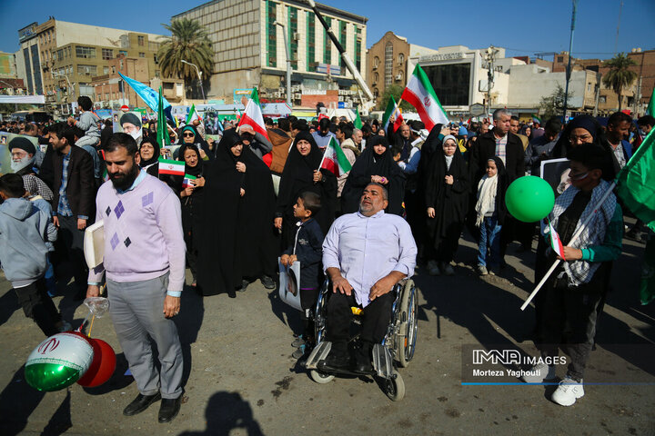 راهپیمایی ۲۲ بهمن در اهواز