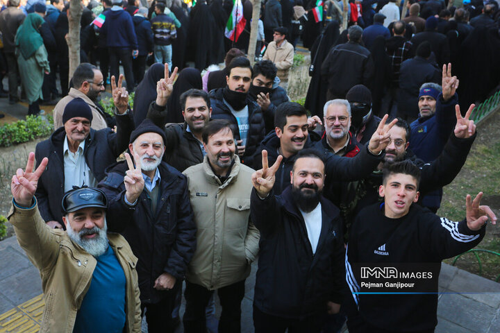 در حاشیه جشن انقلاب در اصفهان