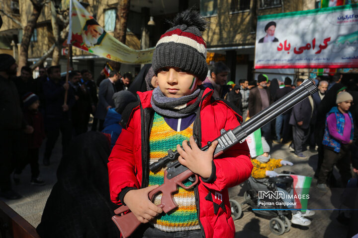 در حاشیه جشن انقلاب در اصفهان