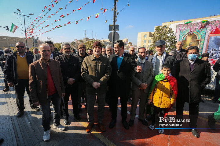 در حاشیه جشن انقلاب در اصفهان