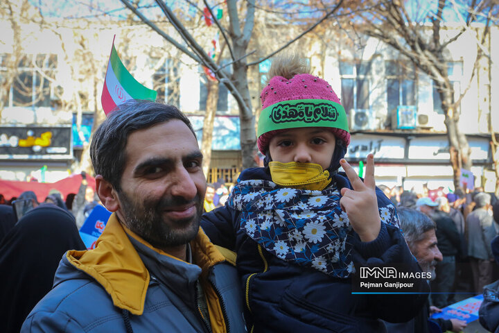 در حاشیه جشن انقلاب در اصفهان