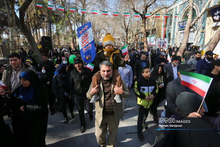 در حاشیه جشن انقلاب در اصفهان