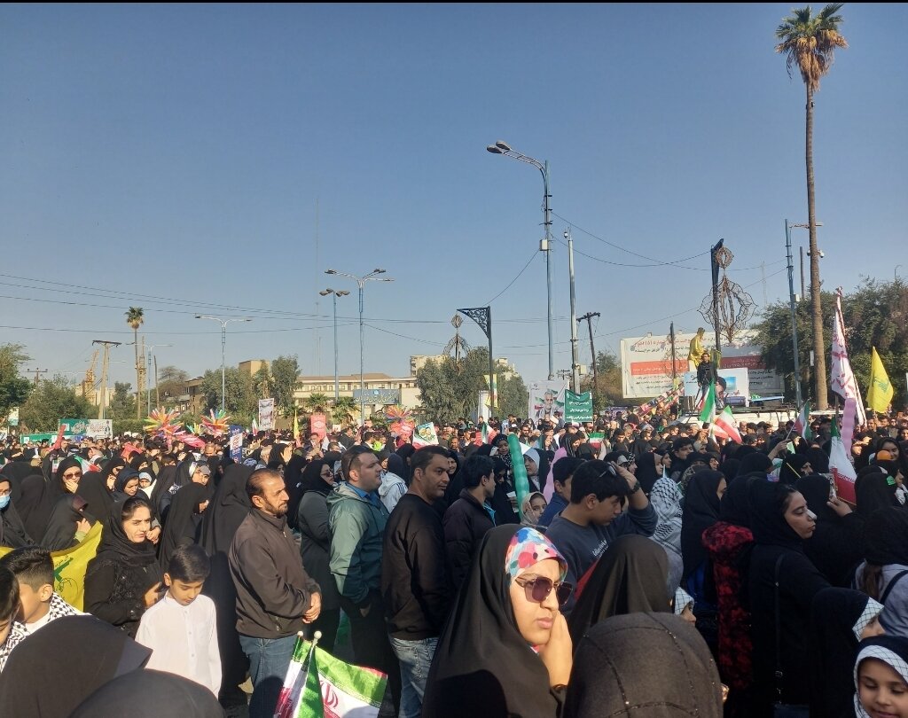امروز همه آمدند؛ غوغای اهوازی‌ها در راهپیمایی ۲۲ بهمن