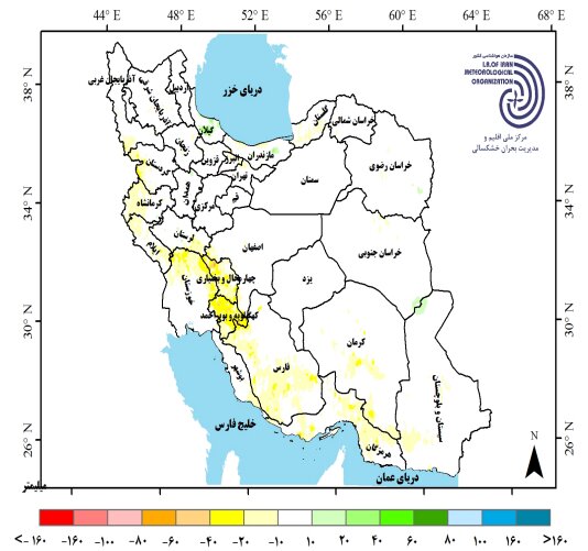 روند بارندگیها تنها در گیلان و همدان مثبت بود + جدیدترین پیش بینی بارشها در ایران