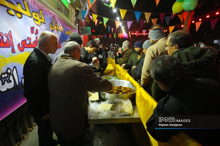 اصفهان در شب نیمه شعبان