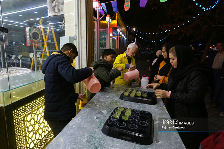 اصفهان در شب نیمه شعبان