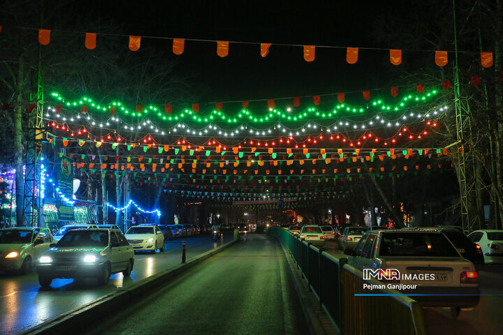 اصفهان در شب نیمه شعبان