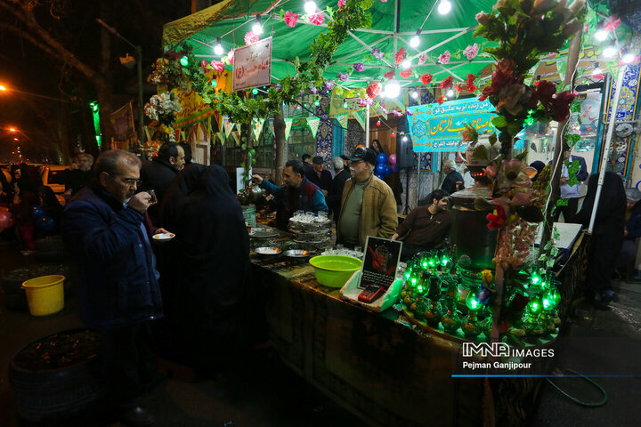 اصفهان در شب نیمه شعبان