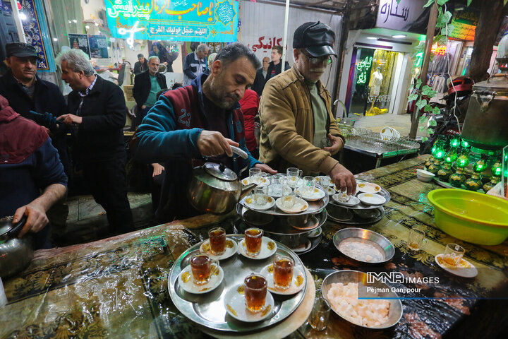 اصفهان در شب نیمه شعبان