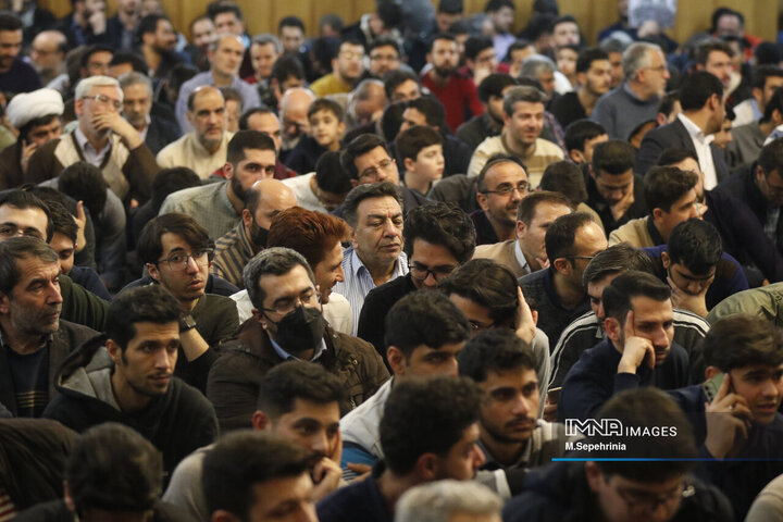 اجتماع بزرگ قیام 29 بهمن تبریز در مسجد دانشگاه تبریز