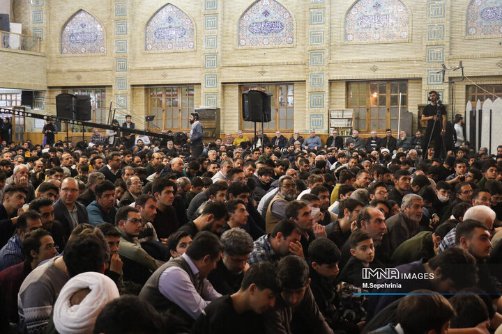 اجتماع بزرگ قیام 29 بهمن تبریز در مسجد دانشگاه تبریز