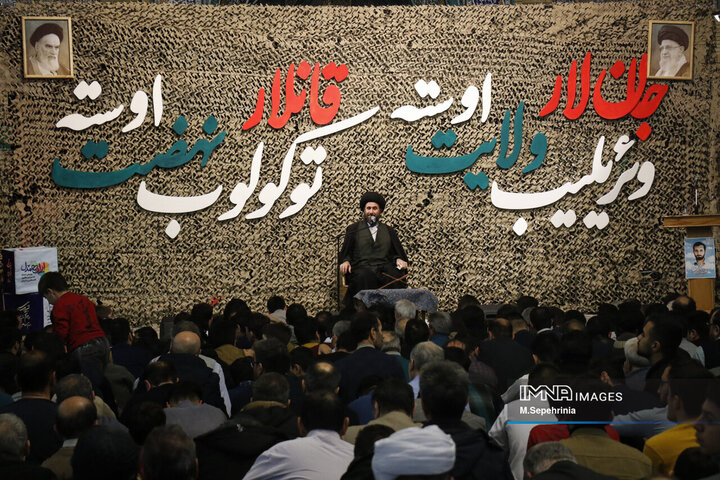 اجتماع بزرگ قیام 29 بهمن تبریز در مسجد دانشگاه تبریز