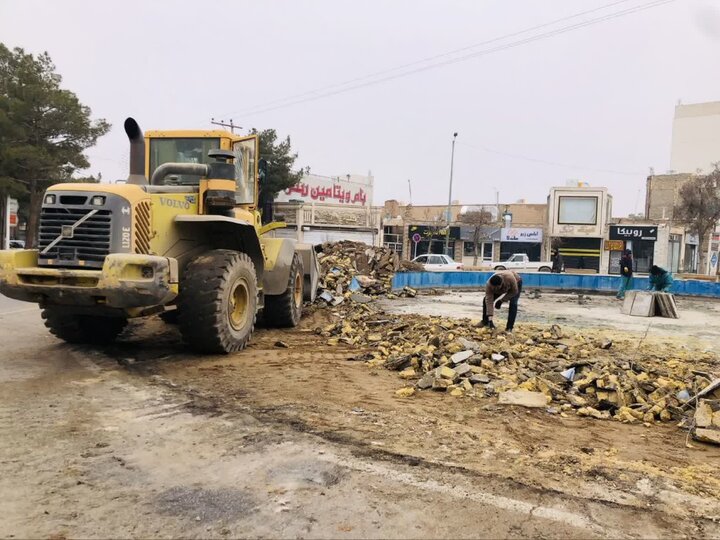 آغاز هم‌زمان ۳ پروژه عمرانی در سطح شهر قائن